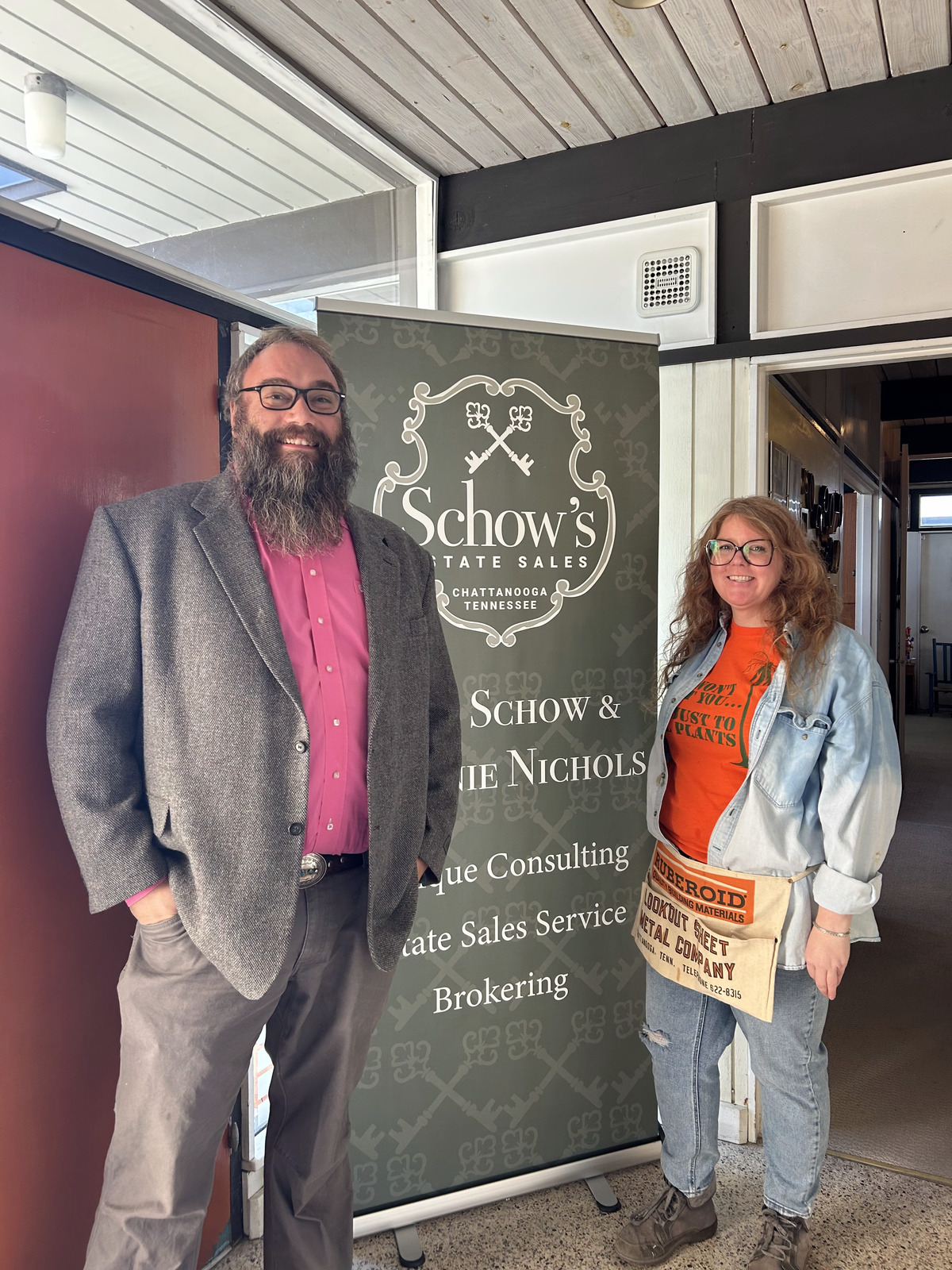 Carl and Melanie Schow, owners of Schow's Estate Sales
